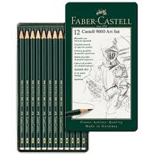 Faber-Castell Grafiet 9000 - set 12 art