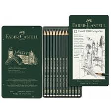 Faber-Castell Grafiet 9000 - set 12 design