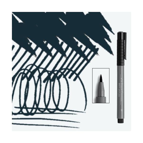 Faber-Castell Pitt artist pen brush - 235 cold grey 5