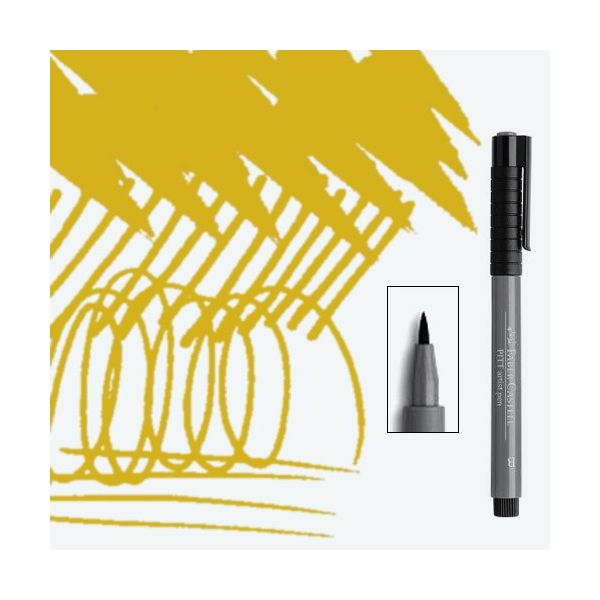 Faber-Castell Pitt artist pen brush - 268 green gold