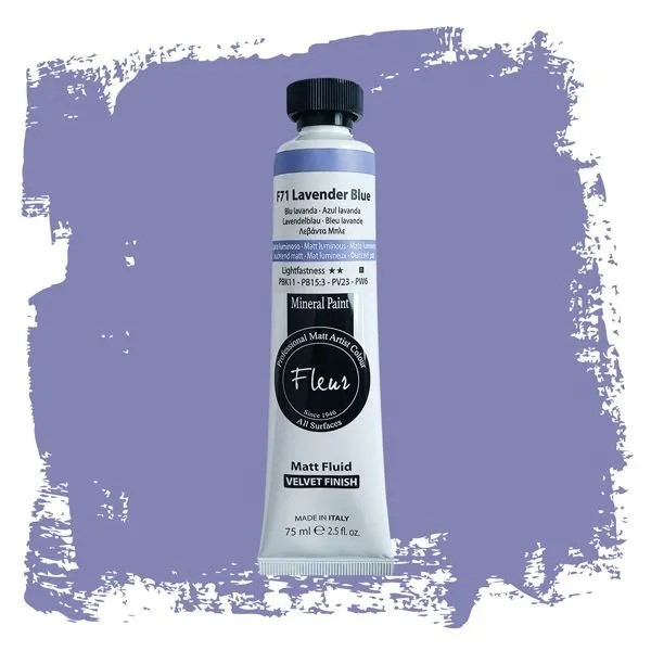 Fleur mineralenverf - F71 Lavender blue