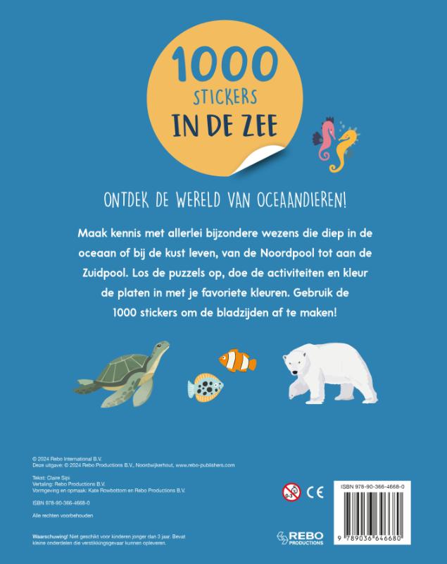 In de zee - 1000 stickers