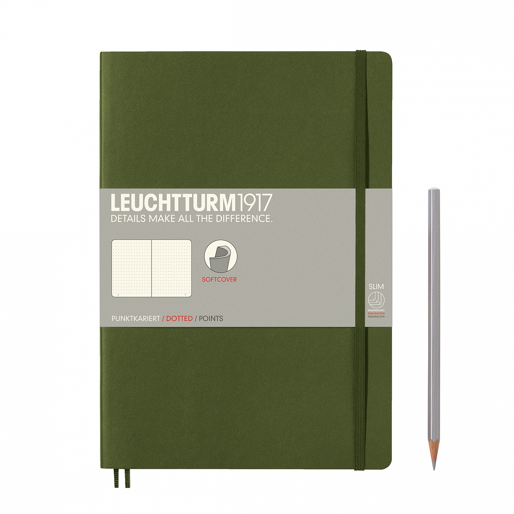 Leuchtturm1917 soft cover B6+ dotted army