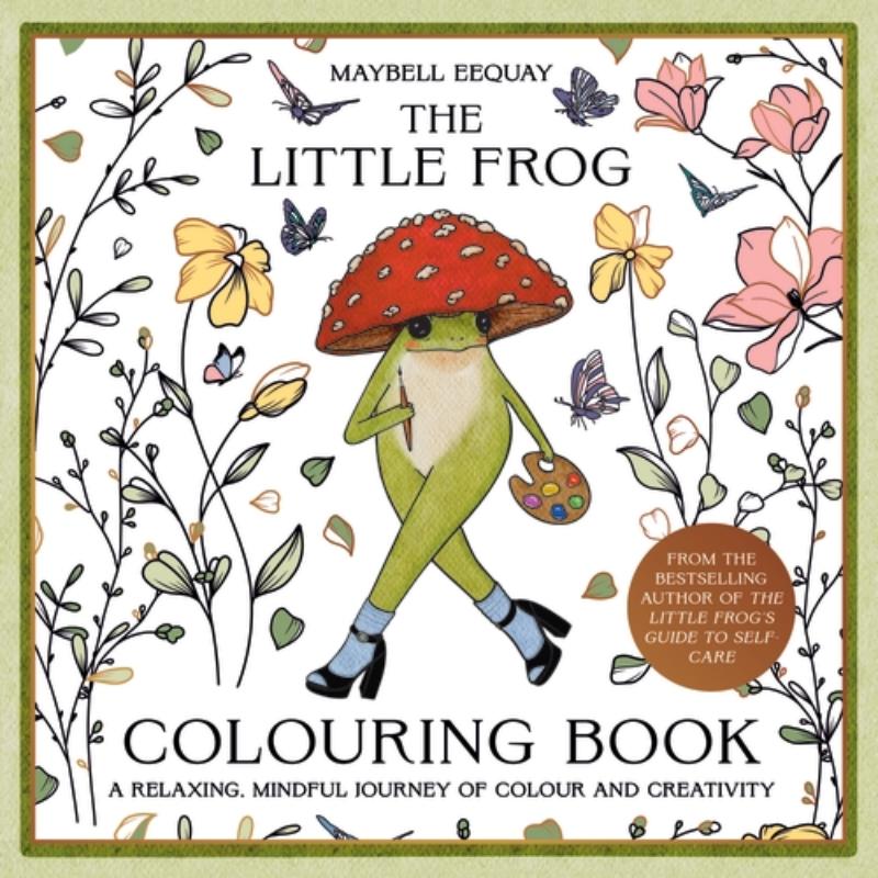Maybell eequay the little frog colouring book