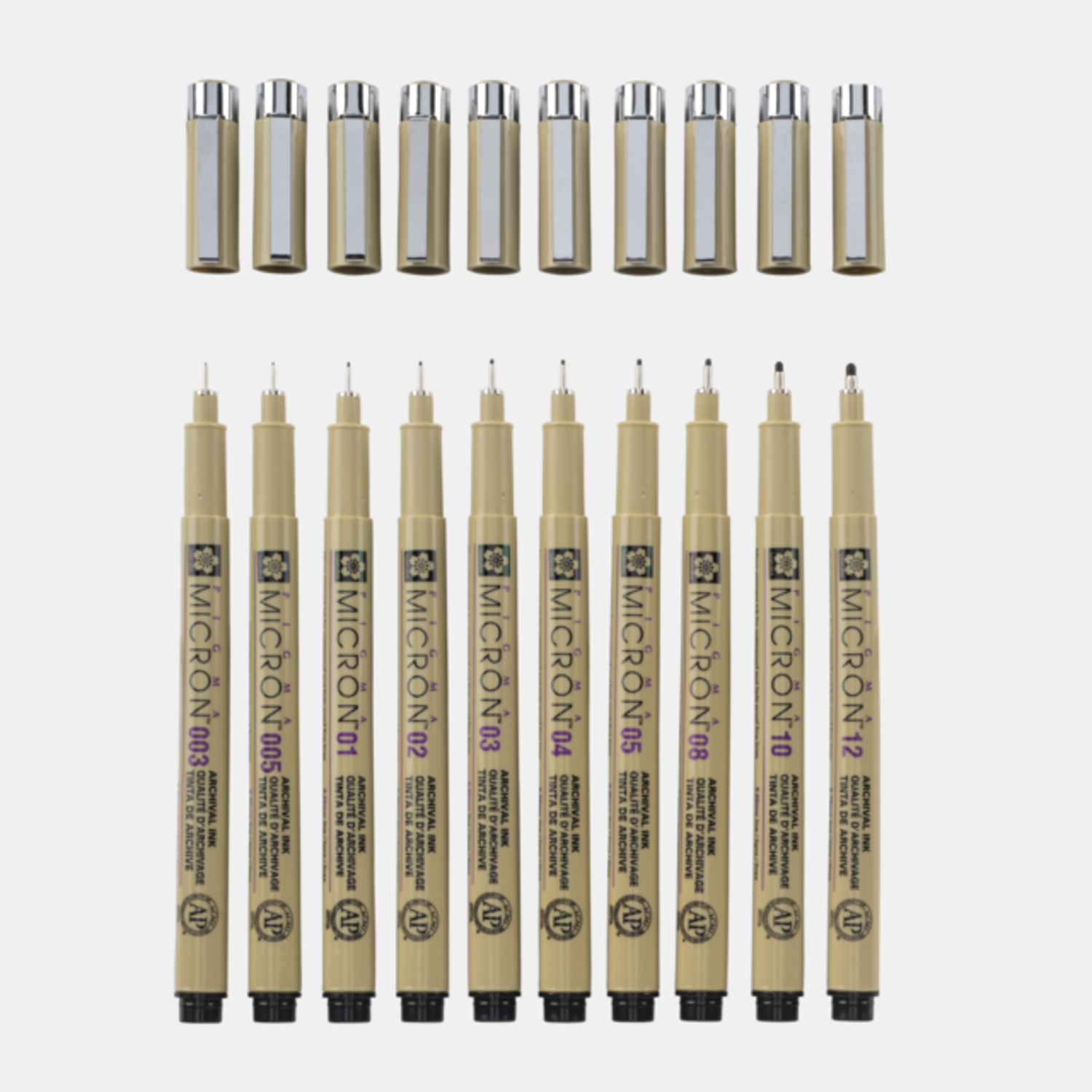 Sakura pigma micron - set 10