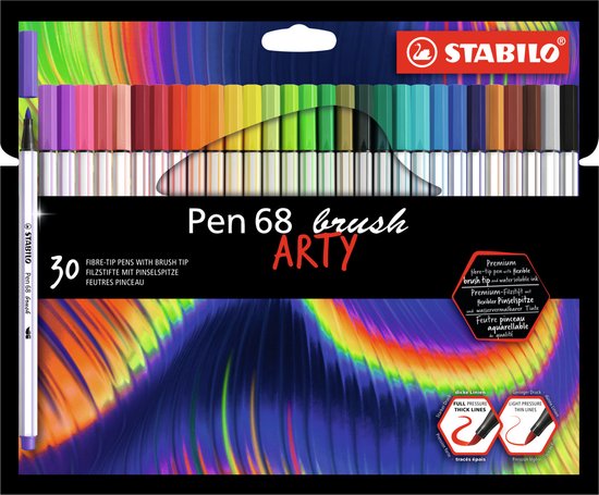 Stabilo 68 brush - set 30