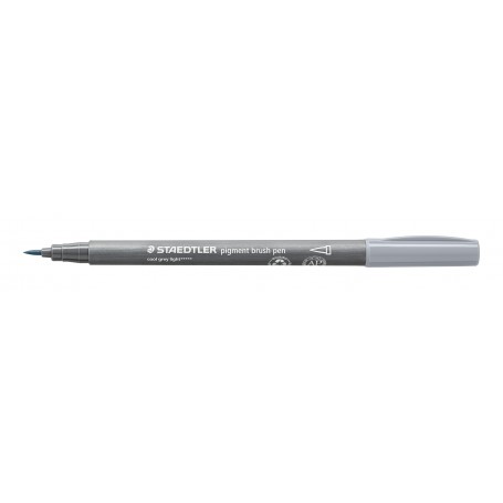 Staedtler pigment brush pen - 870 cool grey light
