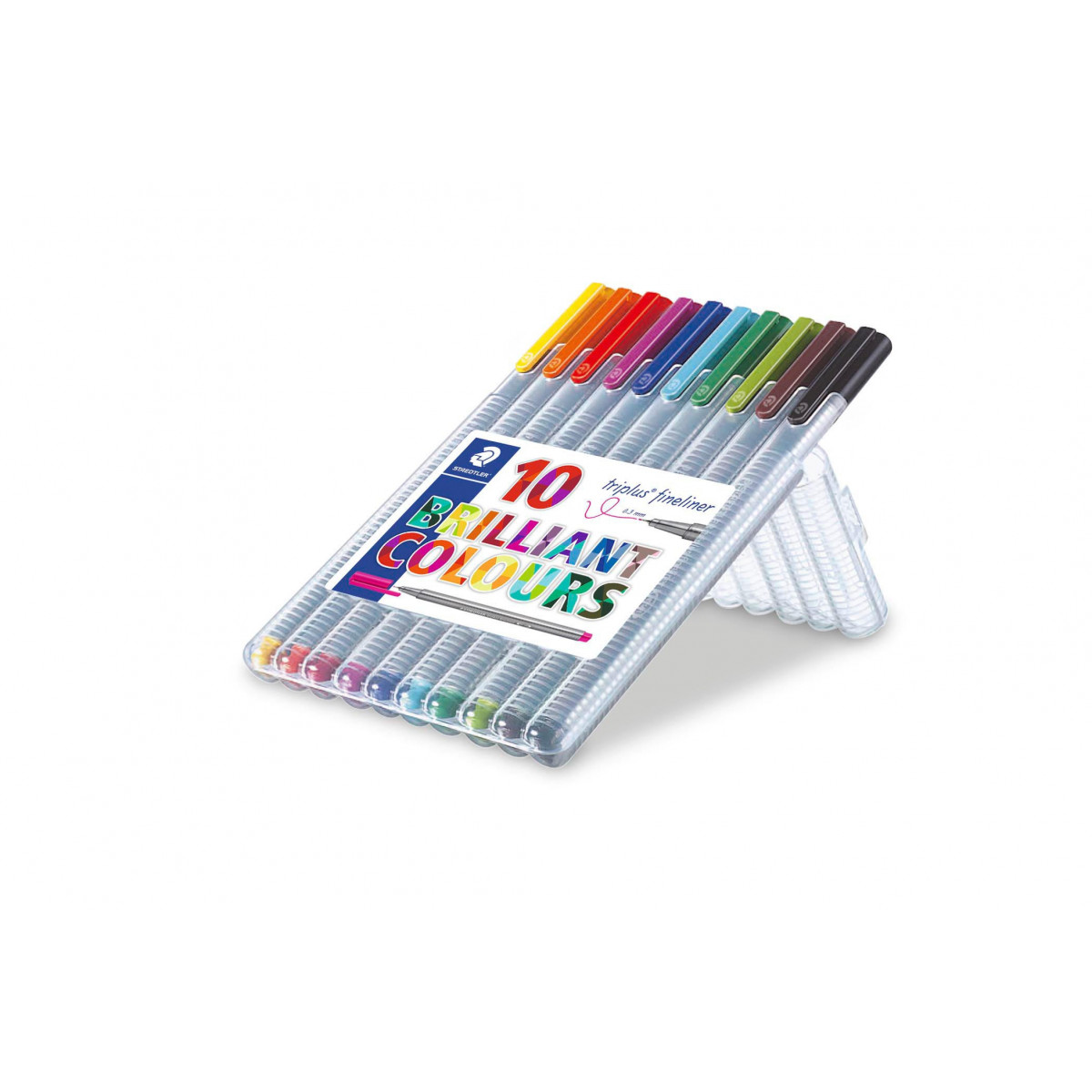 Staedtler triplus fineliner set 10 brilliant colours