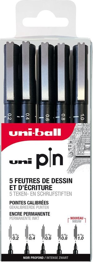 Uni Pin - fineliners set 5