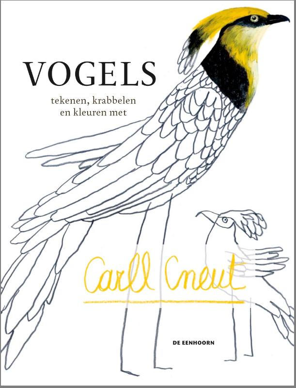 Vogels tekenen, krabbelen en kleuren