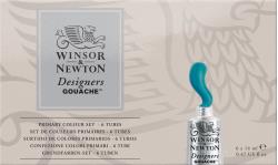 Winsor & Newton designers gouache - set 6 primaire kleuren