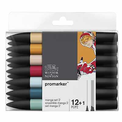 Winsor & Newton promarker - set 12+1 manga set 2
