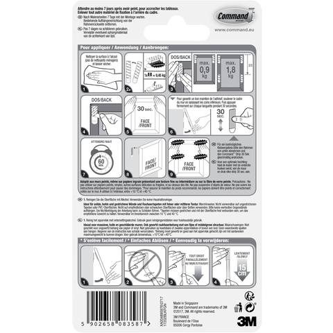 3M command - fotolijststrips 1.8kg zwart