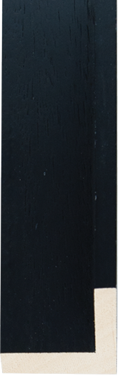 Baklijst zwart 20 x 20