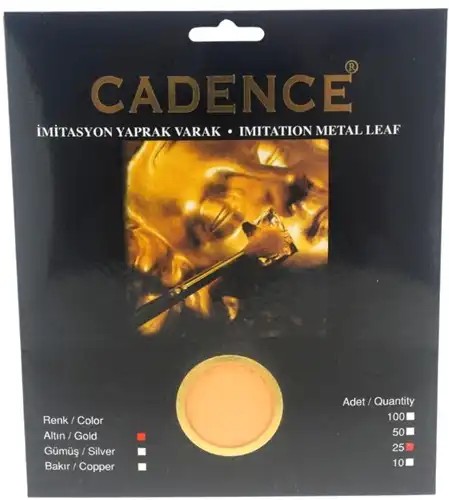 Cadence bladgoud, 25vel 14x14