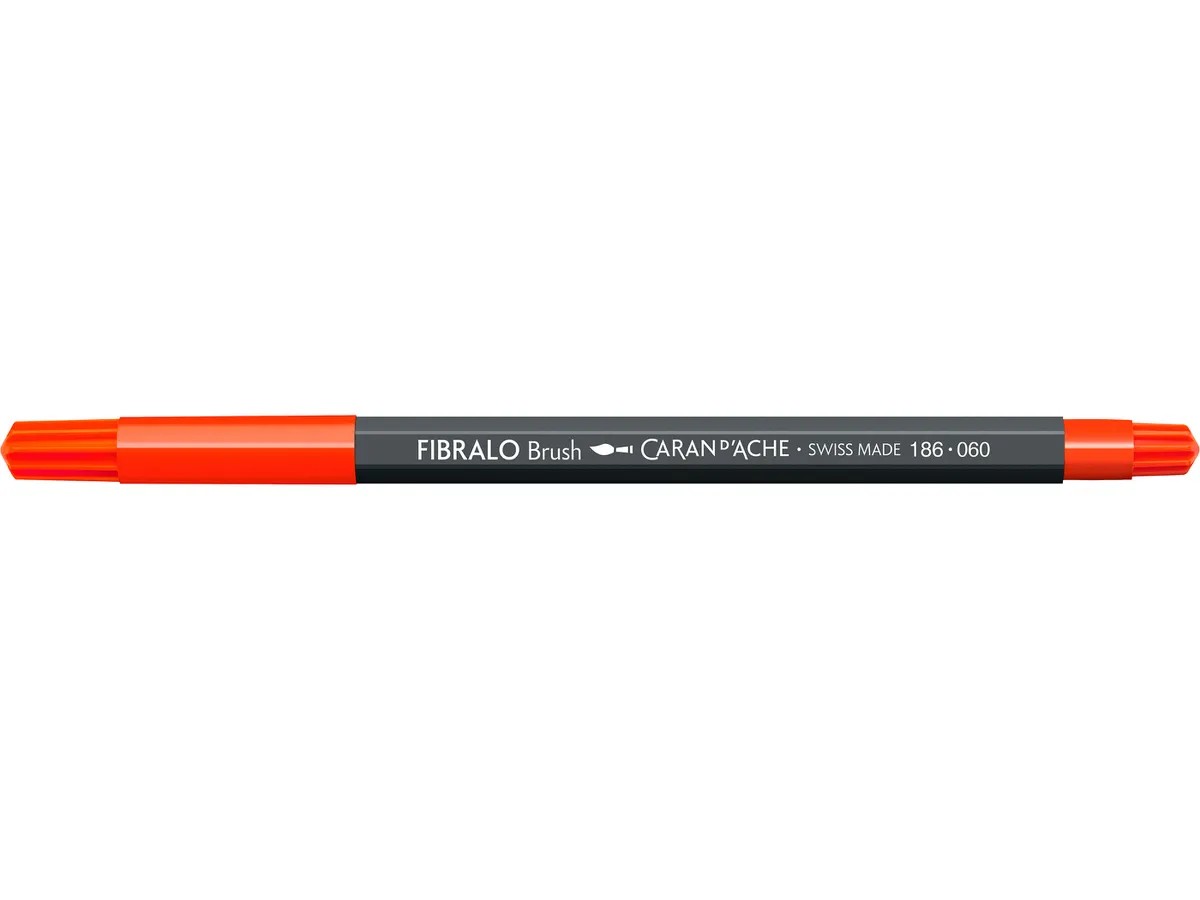 Caran d'Ache Fibralo Brush - 060 vermiljoen
