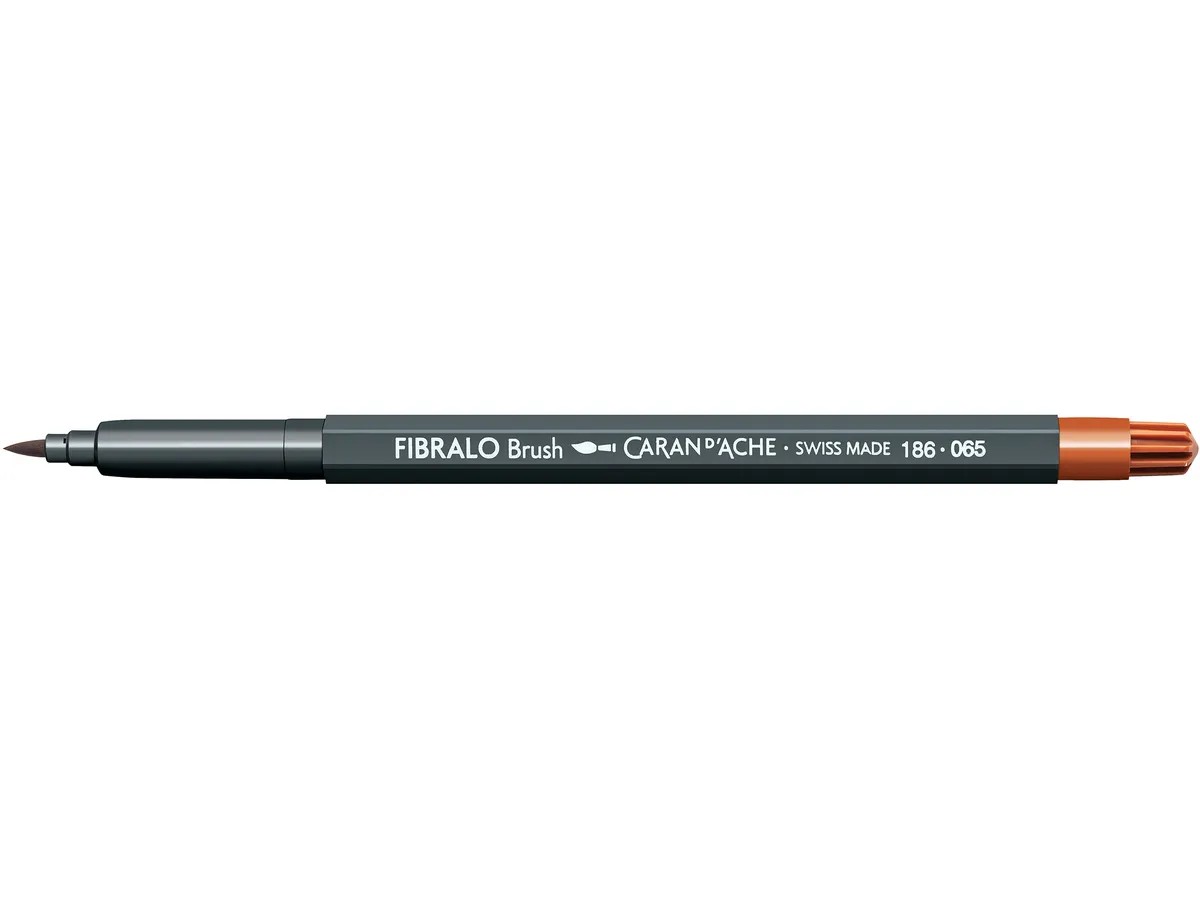 Caran d'Ache Fibralo Brush - 065 roest bruin