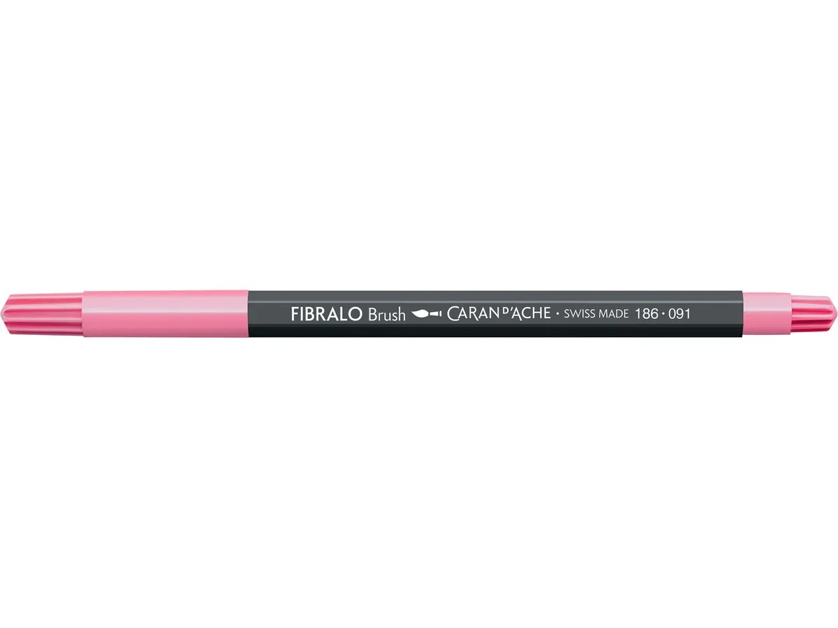 Caran d'Ache Fibralo Brush - 091 roze