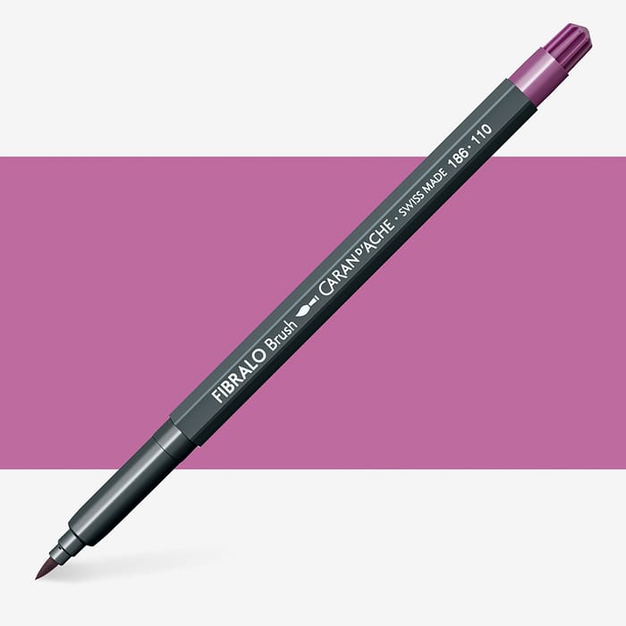 Caran d'Ache Fibralo Brush - 110 paars