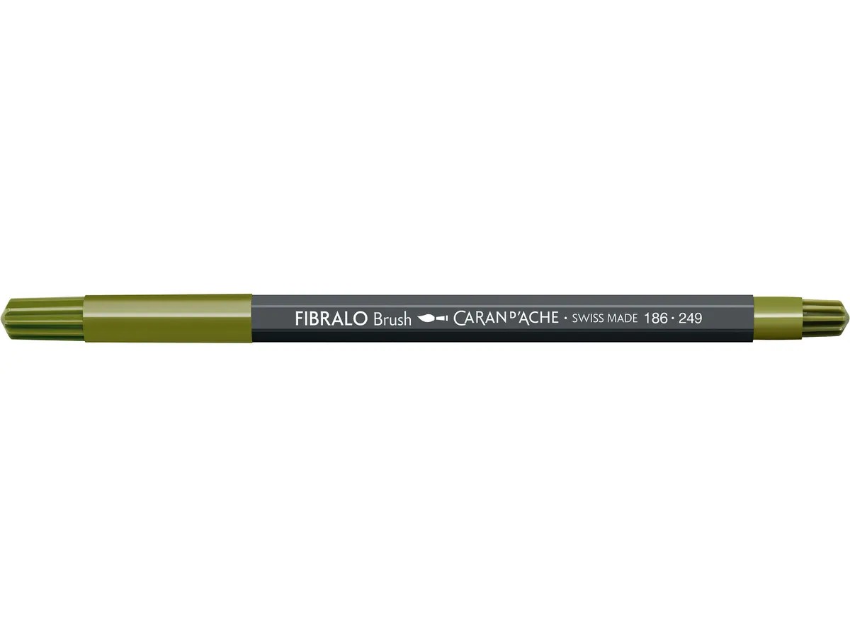 Caran d'Ache Fibralo Brush - 249 legergroen