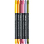Caran d'ache Fibralo brush - set 6 bloom