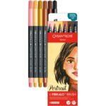 Caran d'ache Fibralo brush - set 6 portrait
