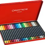 Caran d'Ache Fibralo Brush viltstift met 24 kleuren