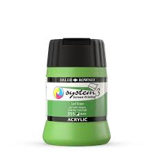 DalerRowney System3 screenprinting Acryl 250ml - 355 leaf green