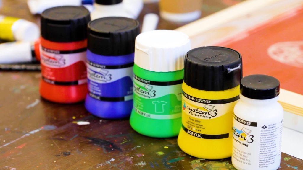DalerRowney System3 screenprinting Acryl 250ml - 620 Cadmium Yellow Hue