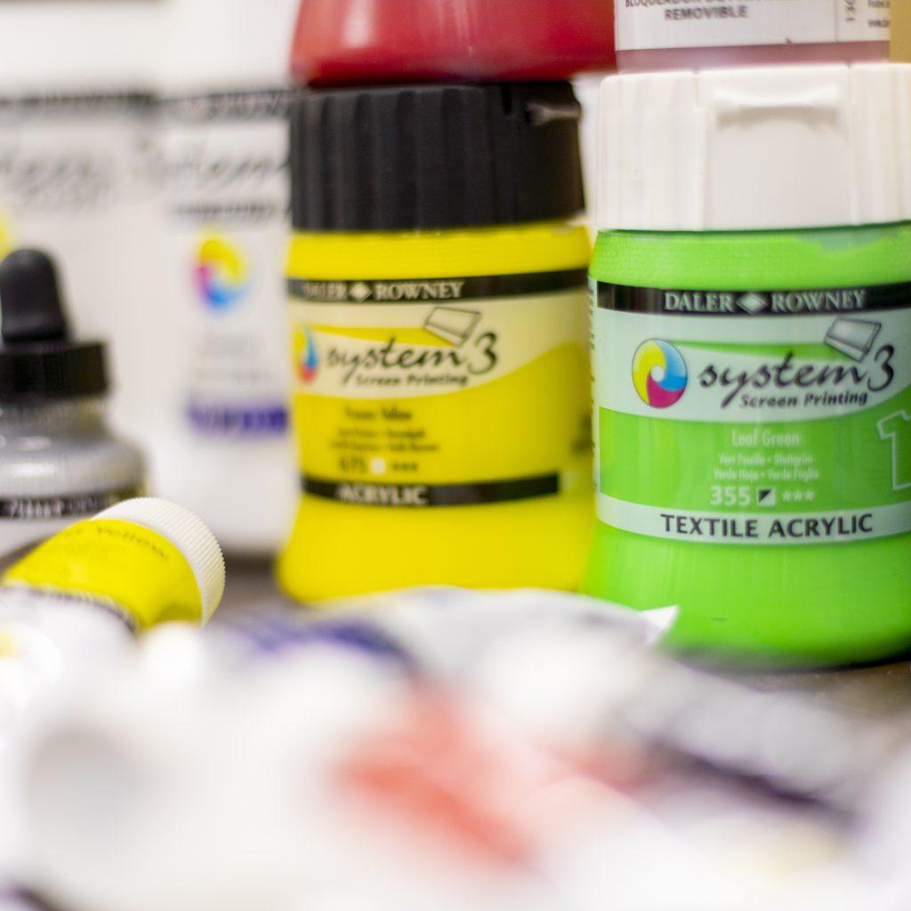 DalerRowney System3 screenprinting Acryl 250ml - 620 Cadmium Yellow Hue