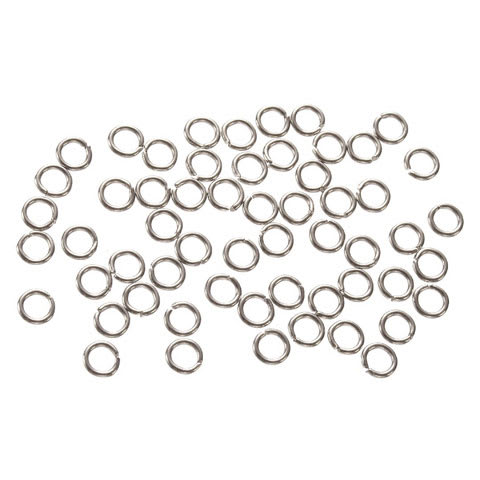 Darice - ringetje 4mm - zilver 360st.