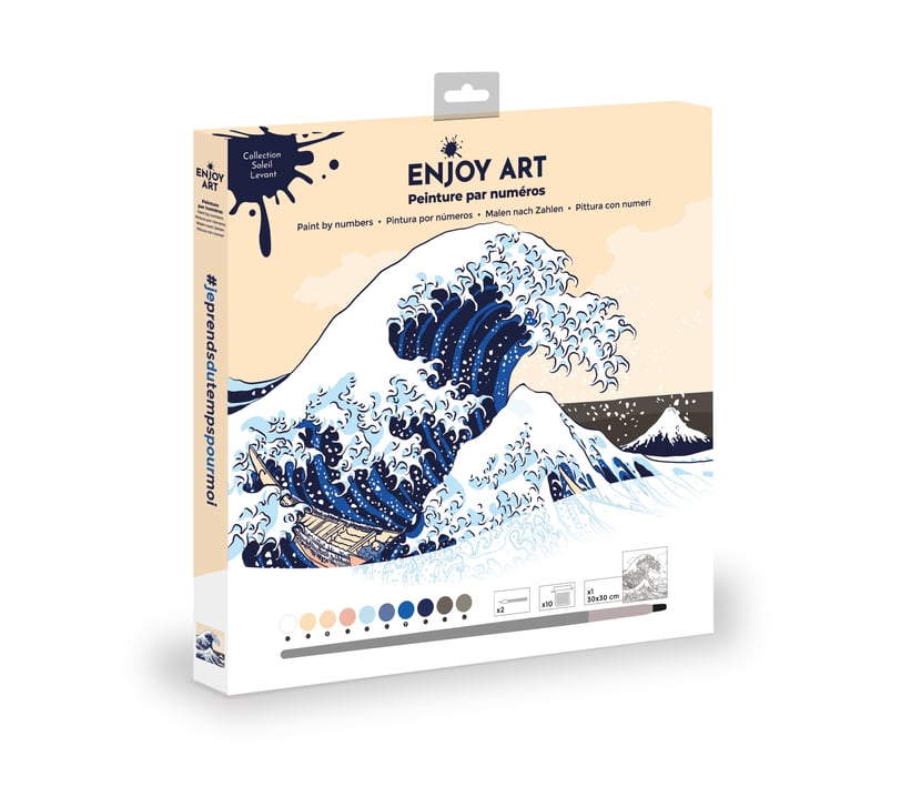 Enjoy art schilder op nummer - De golf
