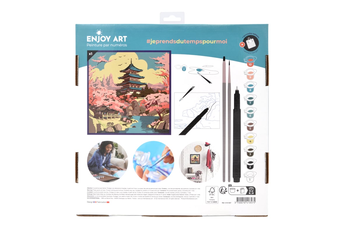 Enjoy art schilder op nummer - Hanami Pagode