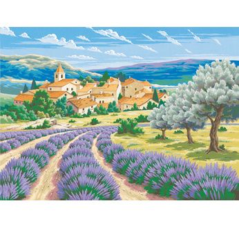 Enjoy art schilder op nummer - lavendel in de provence