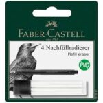Faber-Castell navulgummen - 4 stuks in koker