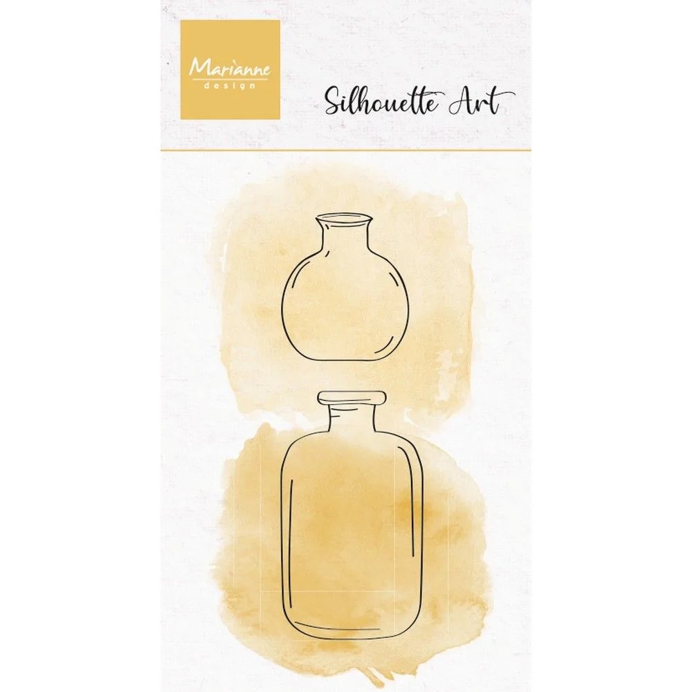 Marianne Design - Silhouette Art - Clear Stempels Vases