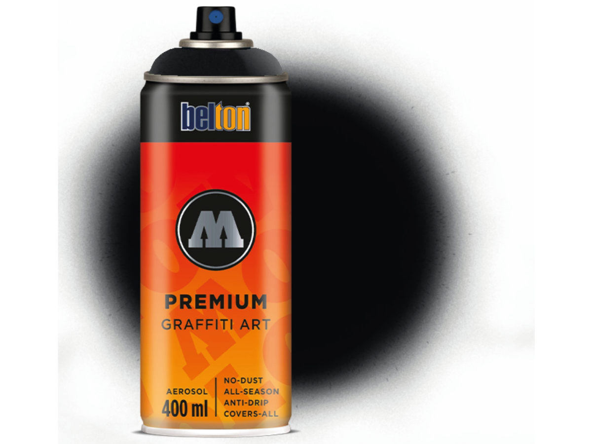 Molotow - Belton premium 400ml - 221 deep black