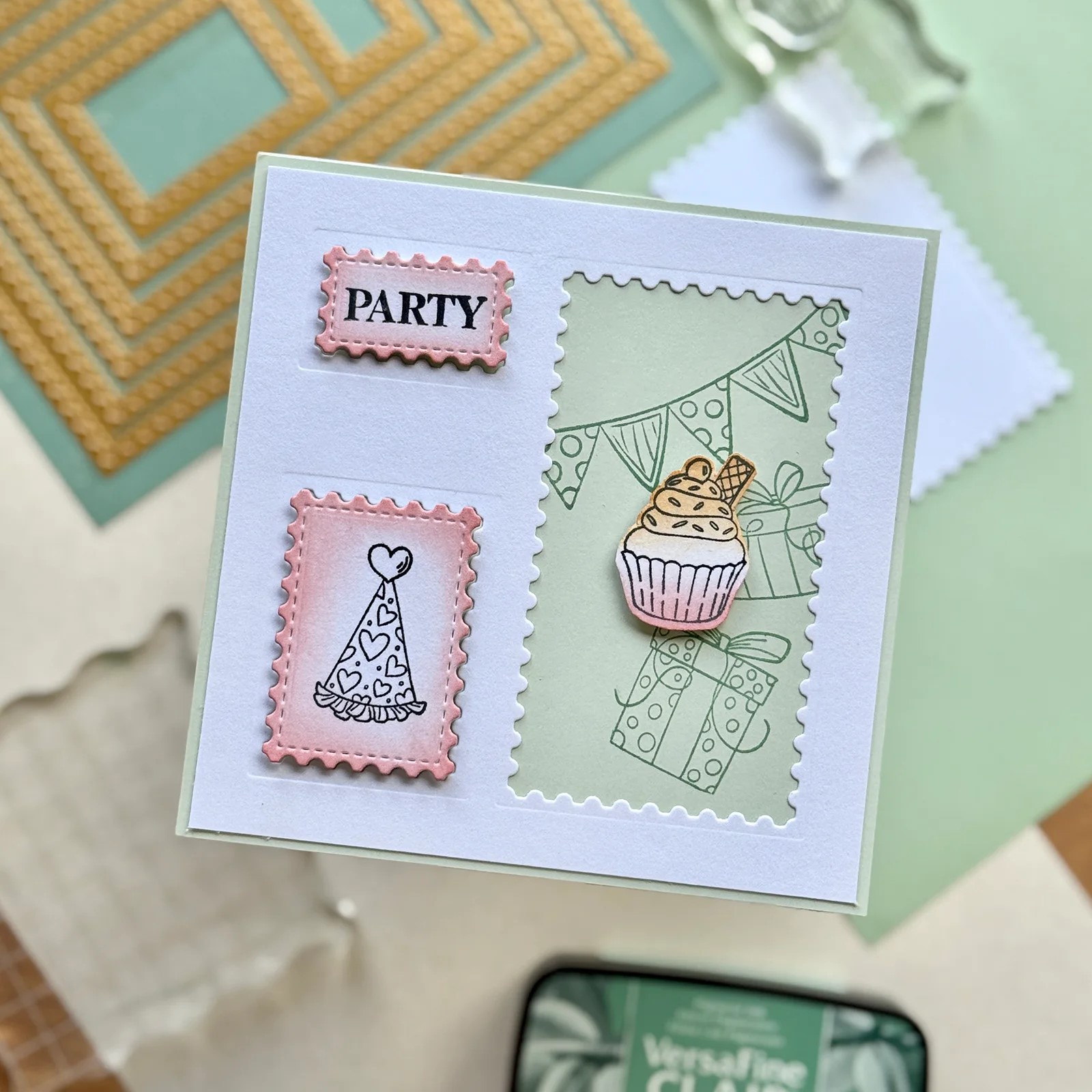 Nellie's Choice - Clear Stamps Celebrations 16st.