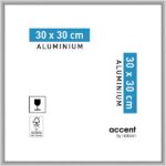 Nielsen wissellijst accent 30 x 30 - zilver