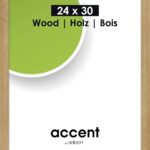 Nielsen wissellijst accent wood 24 x 30 zwart