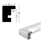 Nielsen wissellijst Skava wit - 40 x 50