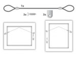 Ophangsysteem 100cm