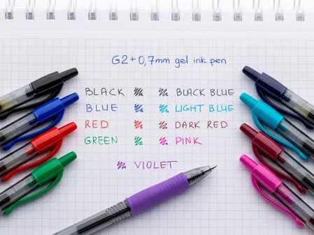 Pilot G-2 roller gel ink - violet