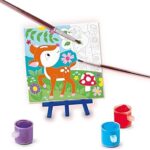 SES schilderen op nummer canvas - 3x bosdieren