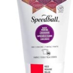 Speedball textiel block printing ink 75ml - 3571 rood