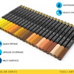 Tooli-art acrylstiften - set 22 geel