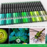 Tooli-art acrylstiften - set 22 groen