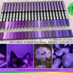 Tooli-art acrylstiften - set 22 paars