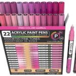 Tooli-art acrylstiften - set 22 roze