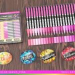Tooli-art acrylstiften - set 22 roze